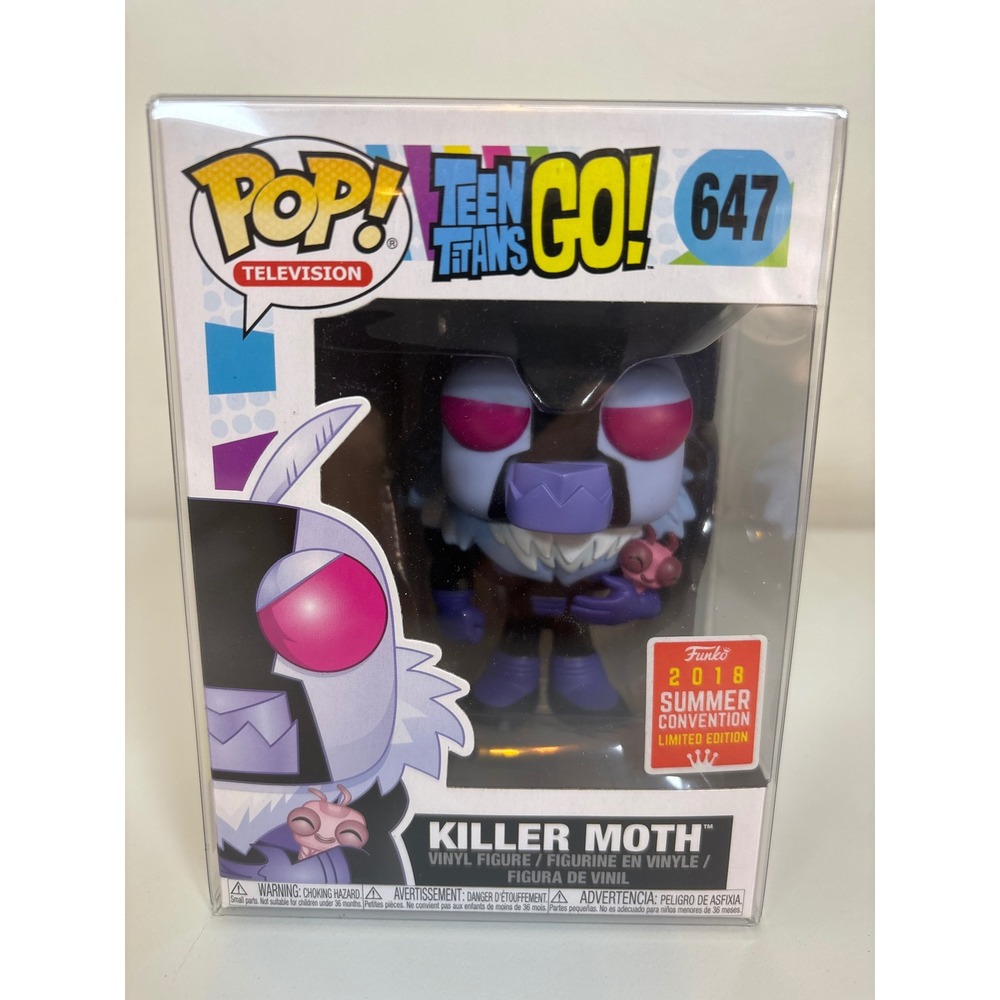 Funko Pop Teen Titans Go Killer Moth 647 2018 Summer Convention Limited Edition